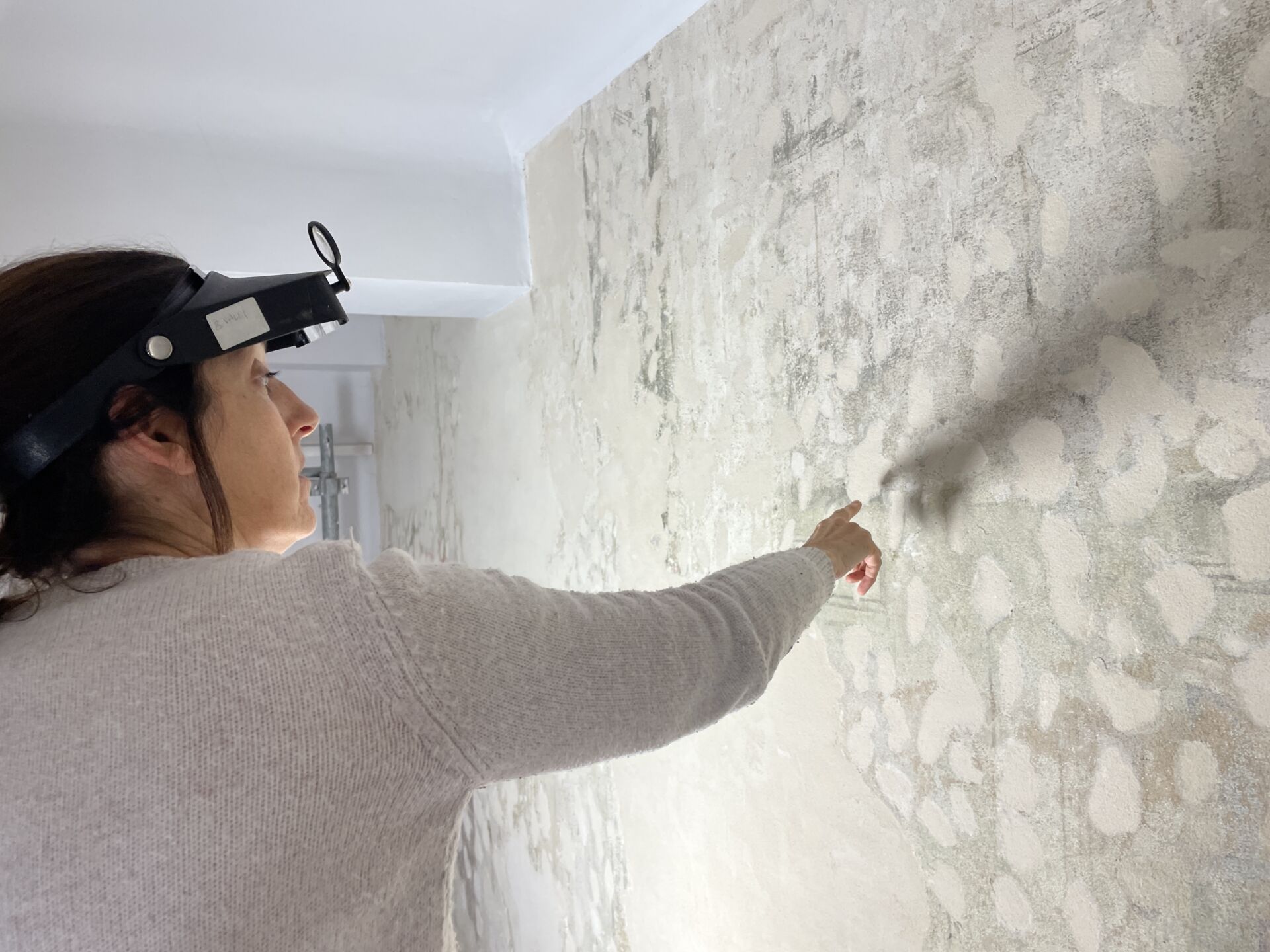 Simona Valli restauratrice peinture Restitution des enduits de terre et chaux