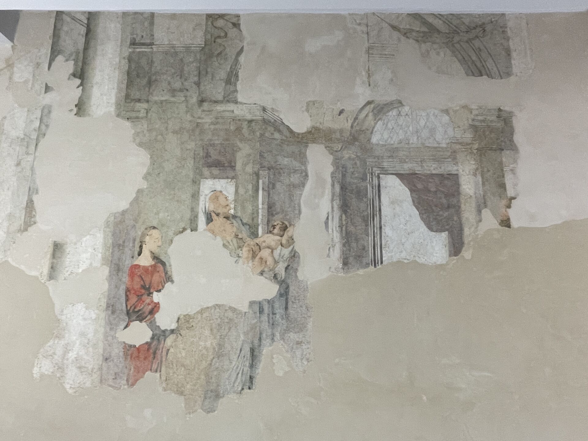 Présentation au temple Nettoyage peintures murales